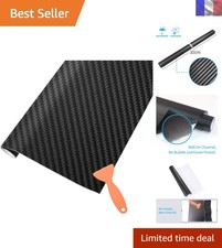 Carbone Autocollant Noir Mat