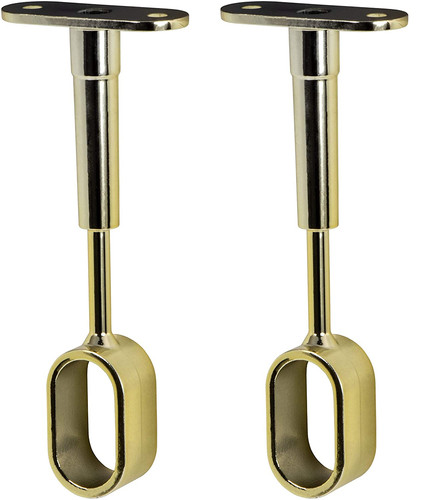 Support tube penderie - 2x, de