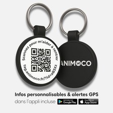 Médaille Chien Chat QR CODE