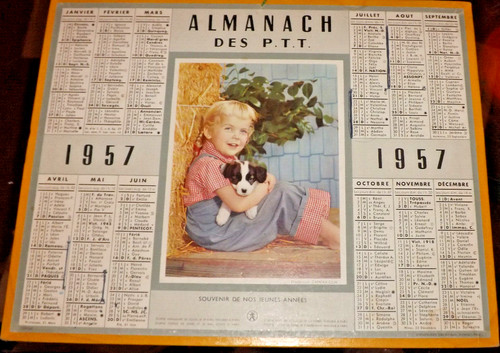 Almanach des postes - almanach,