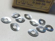 10 Rondelles ovales fond de jante vélo vintage ancien stock