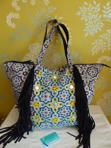 Grand sac cabas bandoulière - sac,
