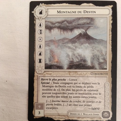 Meccg montagne destin - montagne,