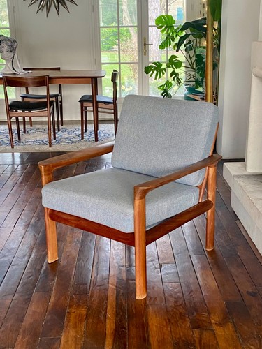 Fauteuil danois teck - fauteuil, en