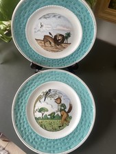 Paire assiettes vintage - paire, d'assiettes