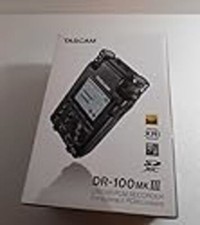 Enregistreur PCM linéaire stéréo TASCAM DR-100MKIII audio haute résolution 24...