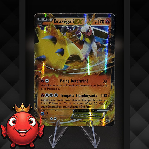 Carte pokémon braségali ex - pokémon,