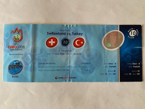 Ticket match uefa euro - ticket,
