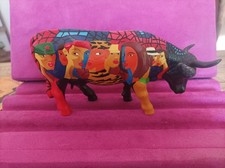 Vache "faces" poly résine