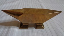 ENCLUME DE BIJOUTIER EN  BRONZE  L : 12,8 CM  H : 4 CM