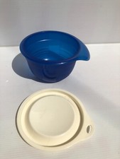 ❤️ TUPPERWARE bol batteur mélangeur bleu 650 ML + couvercle NEUF   2