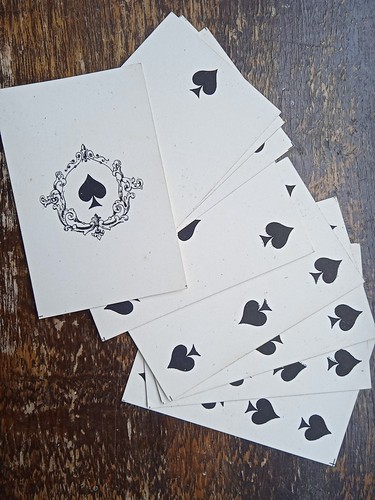 Cartes jouer anciennes - cartes, à
