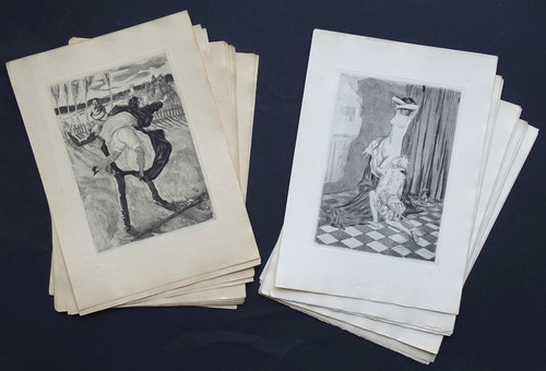 Carre 1929 gravures suites - gravures,