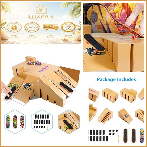 Finger skateboard park - kit, 3