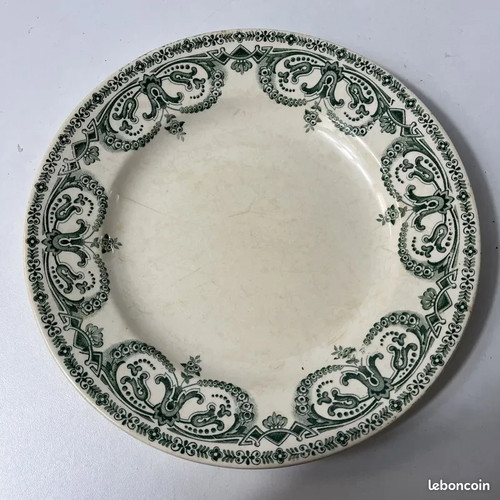 Assiette plate guirlande - assiette,