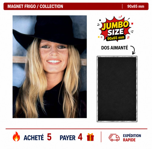 Magnet frigo brigitte - frigo, bardot