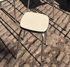 Beau tabouret formica blanc - tabouret,