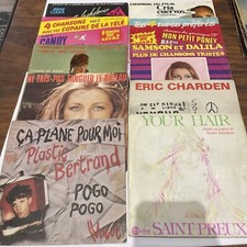 Lot 10 Disques Vinyle 44 T