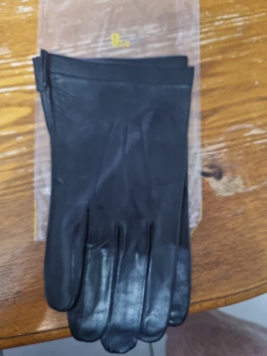 Gant cérémonie noir cuir - gant,