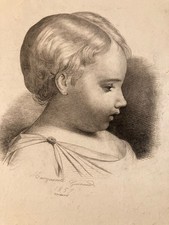Beau Dessin 1857 Crayon