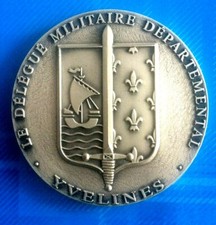 #1265# Jolie Médaille Le Délégué Militaire Départemental Yvelines