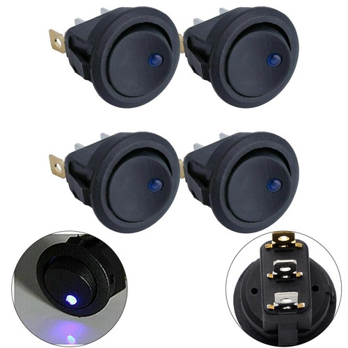 Interrupteur rond lumière led - interrupteur,