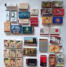Lot 37 anciennes boites allumettes collection + 2 doubles