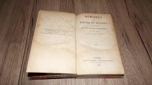 Mémoires madame du - de,