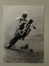PHOTO PRESSE - MOTO CROSS ANNEES 80 - HONDA