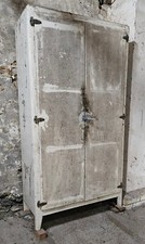 Ancien meuble glacière bar épicerie Placard bois Armoire Mobilier industriel