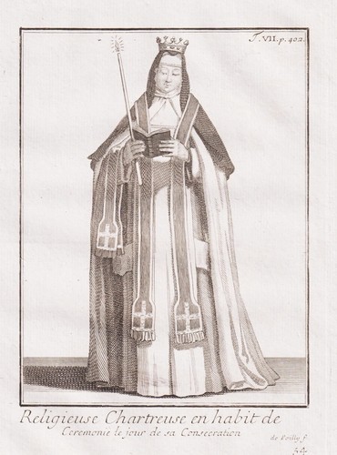 Costume nonne carthusiens - nonne,