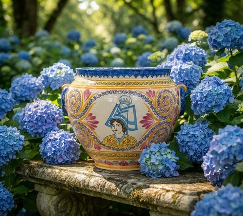 Ancien gros cache pot - gros,