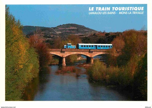 Carte postale trains le - carte,