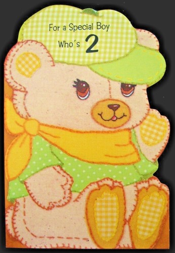 Vintage birthday greeting card - birthday,