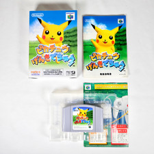 PIKACHU GENKI DE CHU Pokemon Nintendo 64 N64 Jap Japan 1