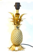 Lampe Ananas en Bronze &