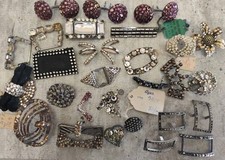 Lot bijoux vintage à