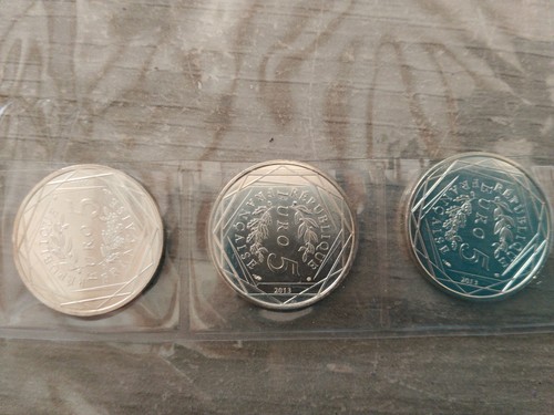 Pièces euros argent - 3,