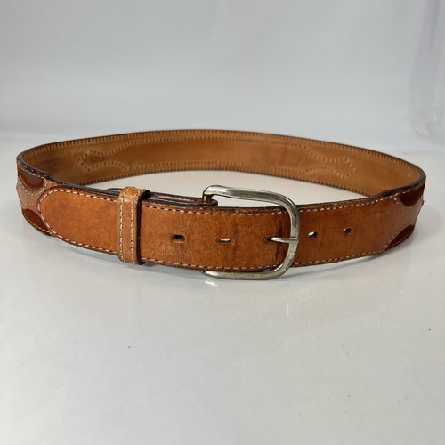 Circle wide brown - y, leather