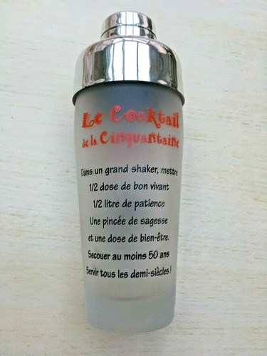 Shaker cocktail verre - shaker, à