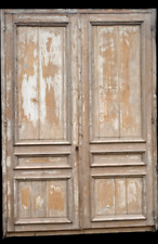 Façade de placard a double portes en sapin massif XXsiècle 