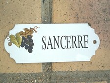 PLAQUE DE CAVE VIN EMAILLEE