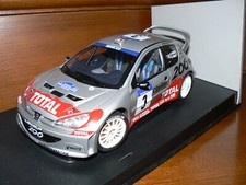 RARE peugeot 206 wrc 1/18 1 18 1:18 autoart rallye de france 2002 panizzi