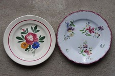 Assiettes en faience de