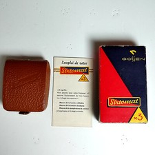 Posemètre Sixtomat * 3 West Germany  Gossen avec étui cuir fonctionne comme neuf