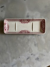 Porte savon très ancien sarreguemines Rose Jardiniere