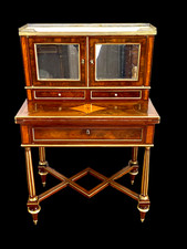 BUREAU " DIT BONHEUR DU JOUR " DU XVIIIe ÉPOQUE DIRECTOIRE EN ACAJOU