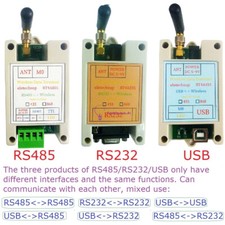 RS232 RS485 USB Wireless Transceiver 433M 868M Transmitter Receiver Module NEW