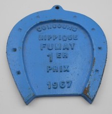 ANCIENNE PLAQUE  FER A CHEVAL