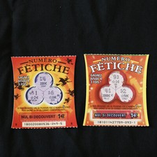 Numéro Fétiche N°1, 2, séries 18101, 18002,  - Ticket jeu FDJ Française des jeux